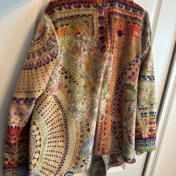 JOAN WRAP SHERPA JACKET‑ MOSAIC - Picture 5 of 5